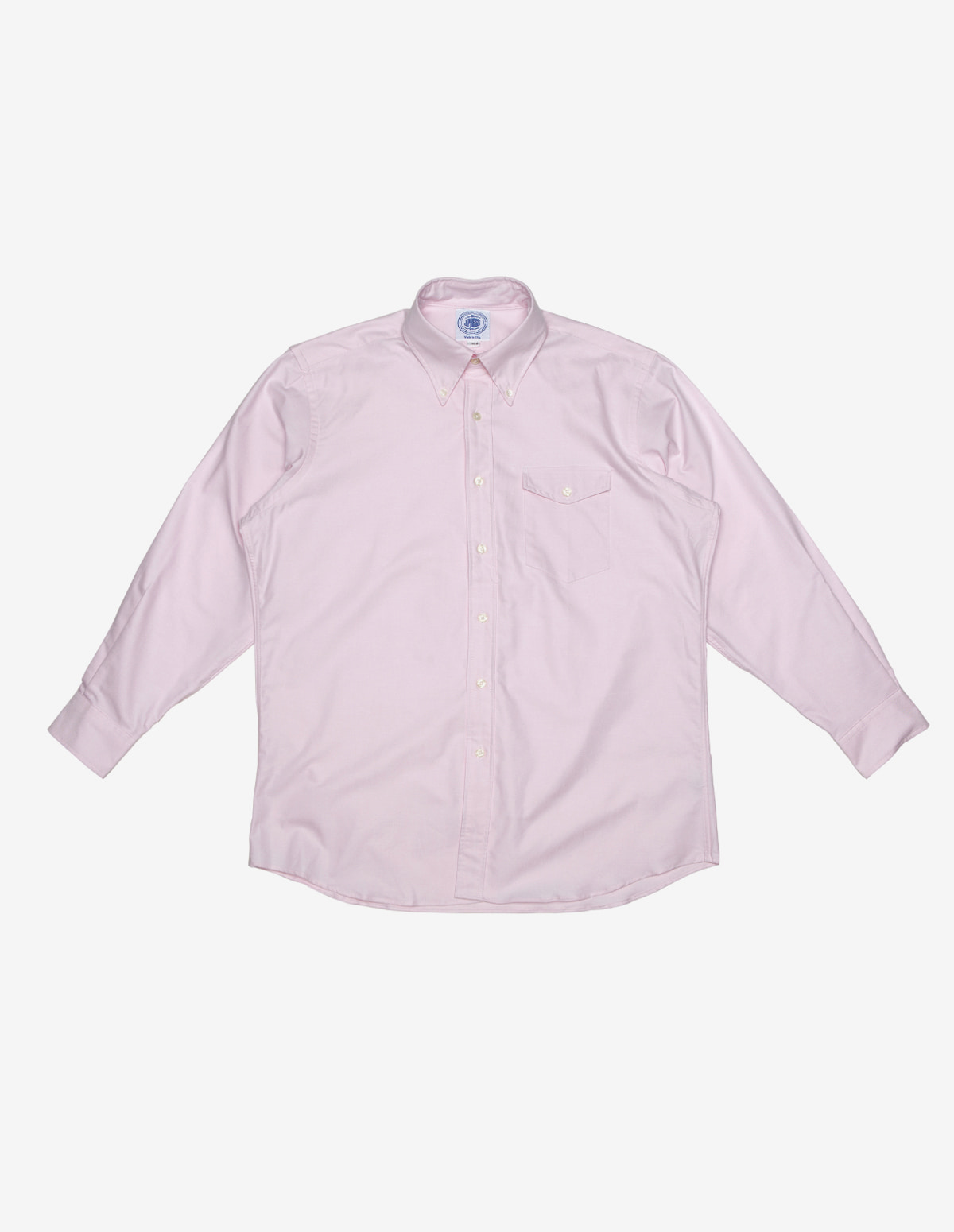 Oxford Dress Shirt  With Flap Pocket (Pink)