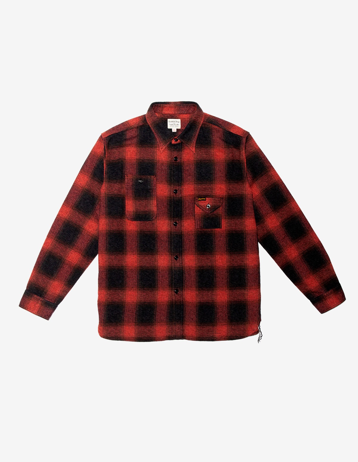 21W-750WS-C Ombre Check Flannel Work Shirt