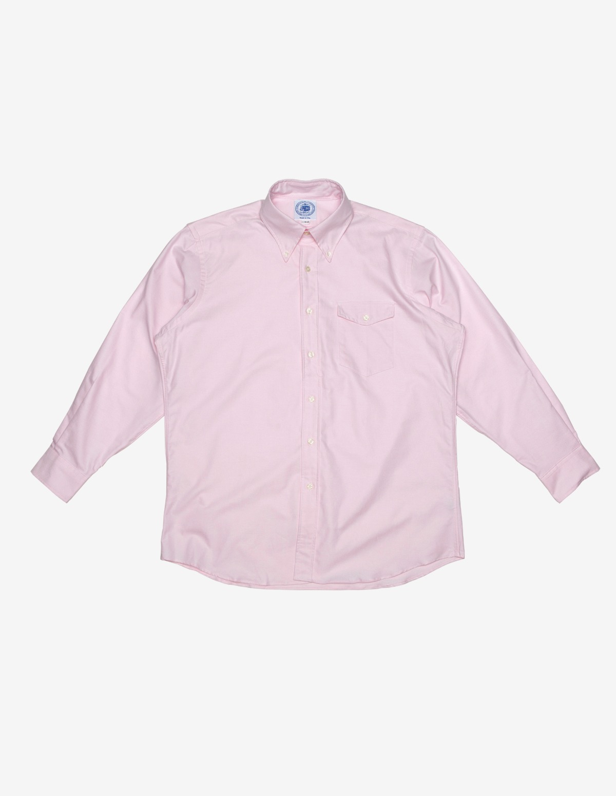 Oxford Dress Shirt  With Flap Pocket (Pink)
