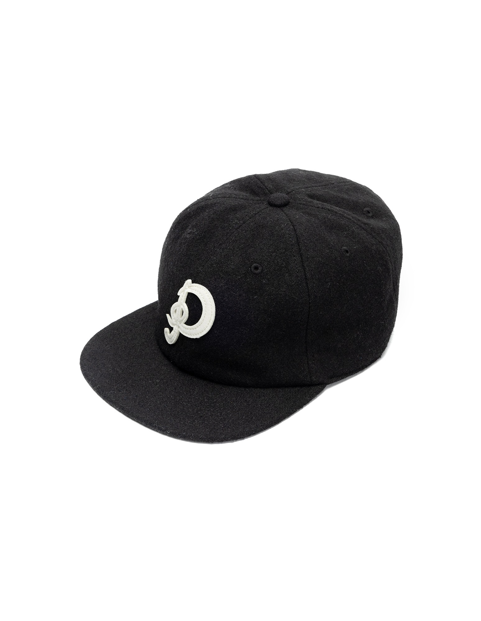 23W-PWC1 P Baseball Cap (Black)