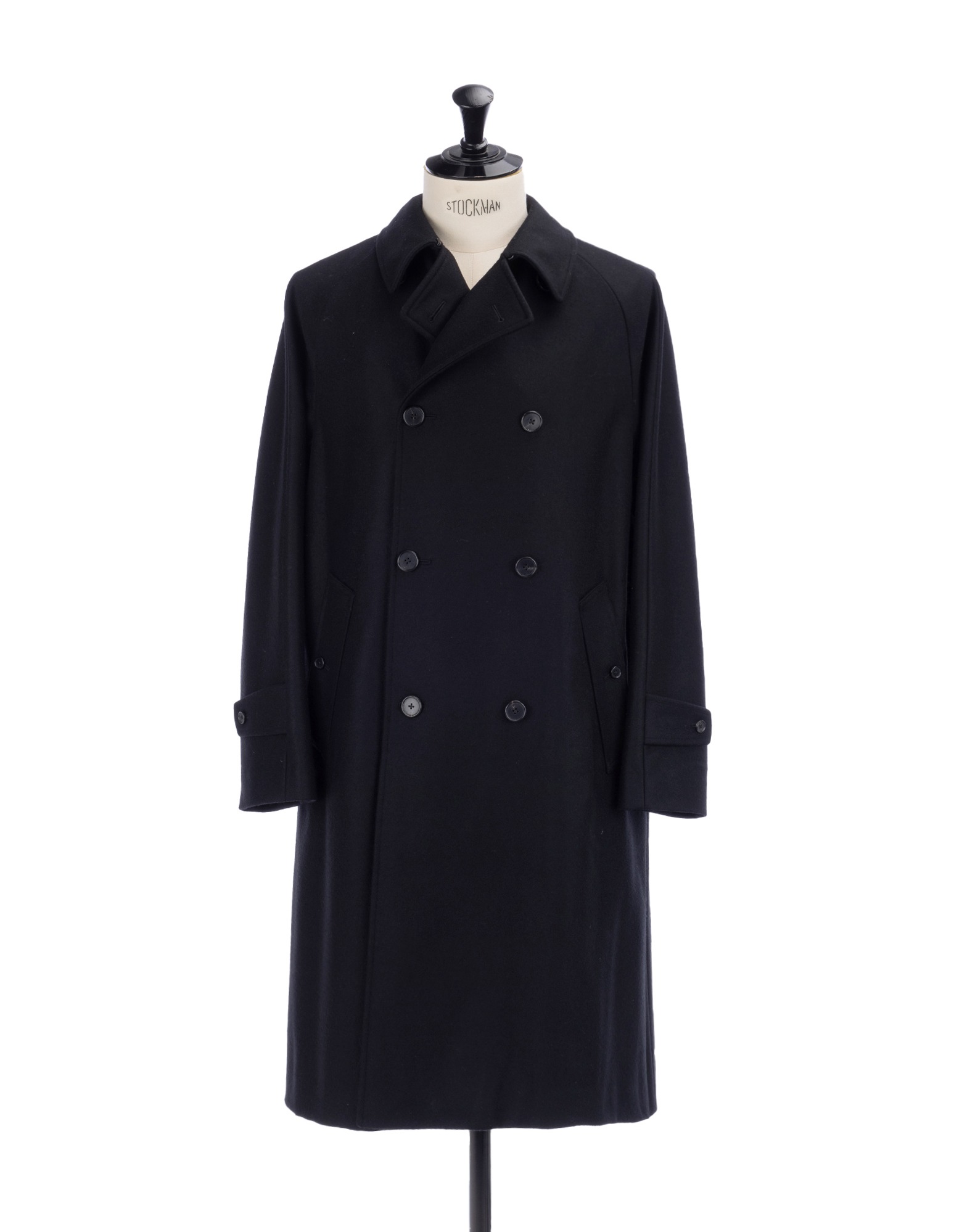 FOUFOU II Melton Jersey Coat (Black)