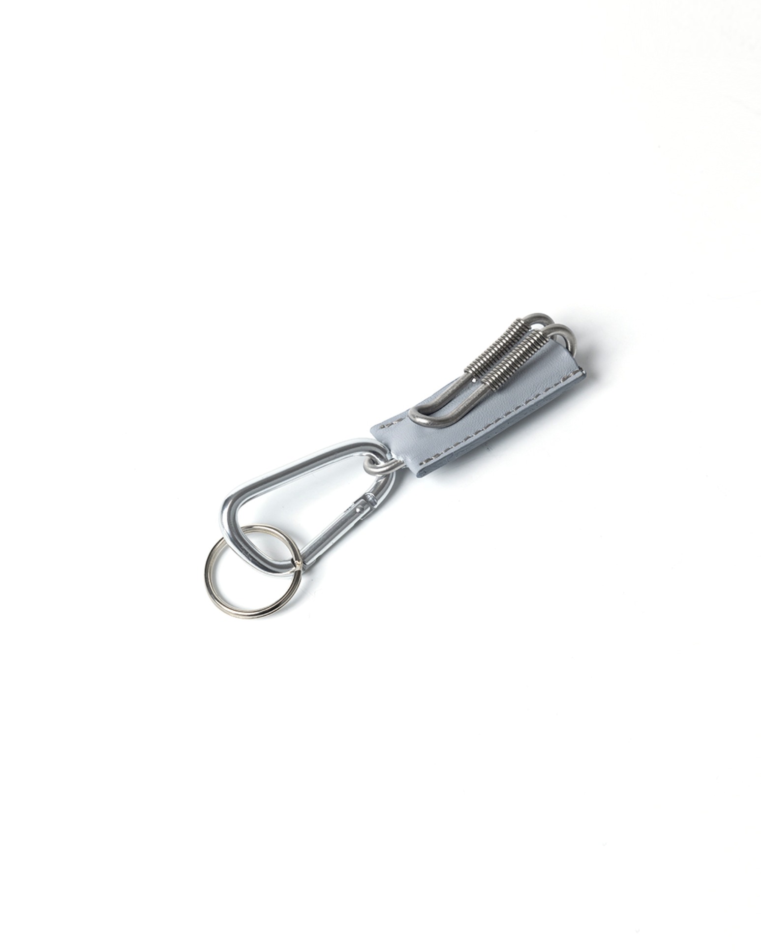 Spring Clip Key Holder (Grey)
