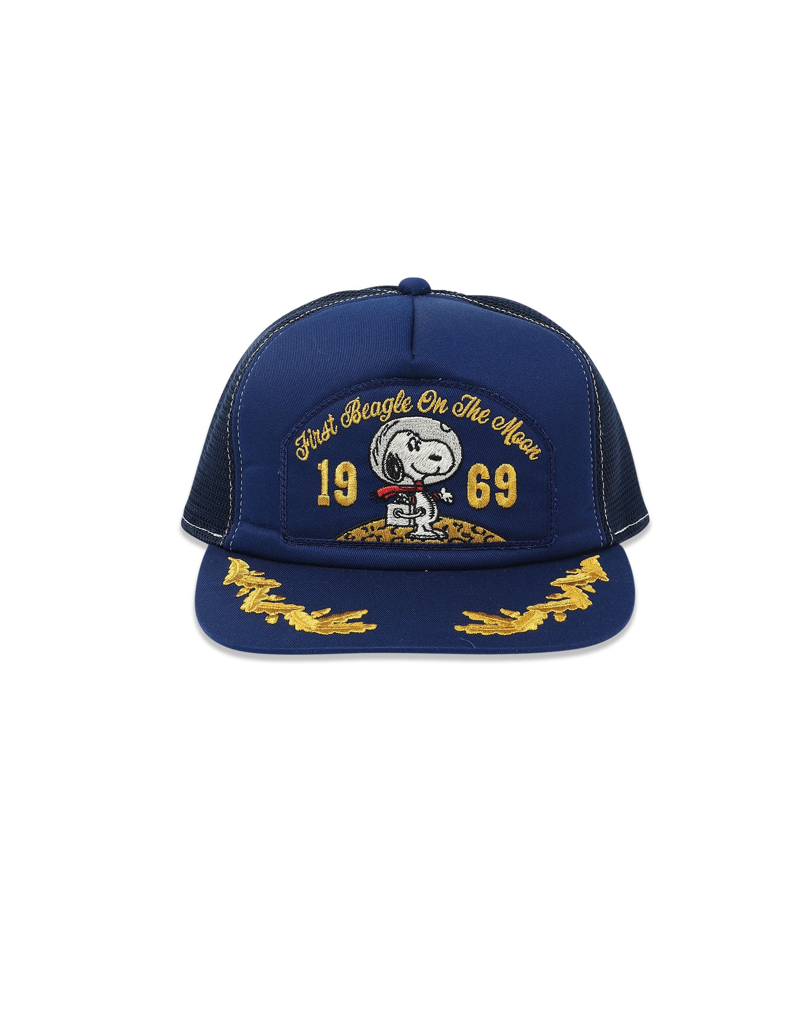 TMA2403 MESH CAP SNOOPY &quot;FIRST BEAGLE ON THE MOON&quot; (Navy)