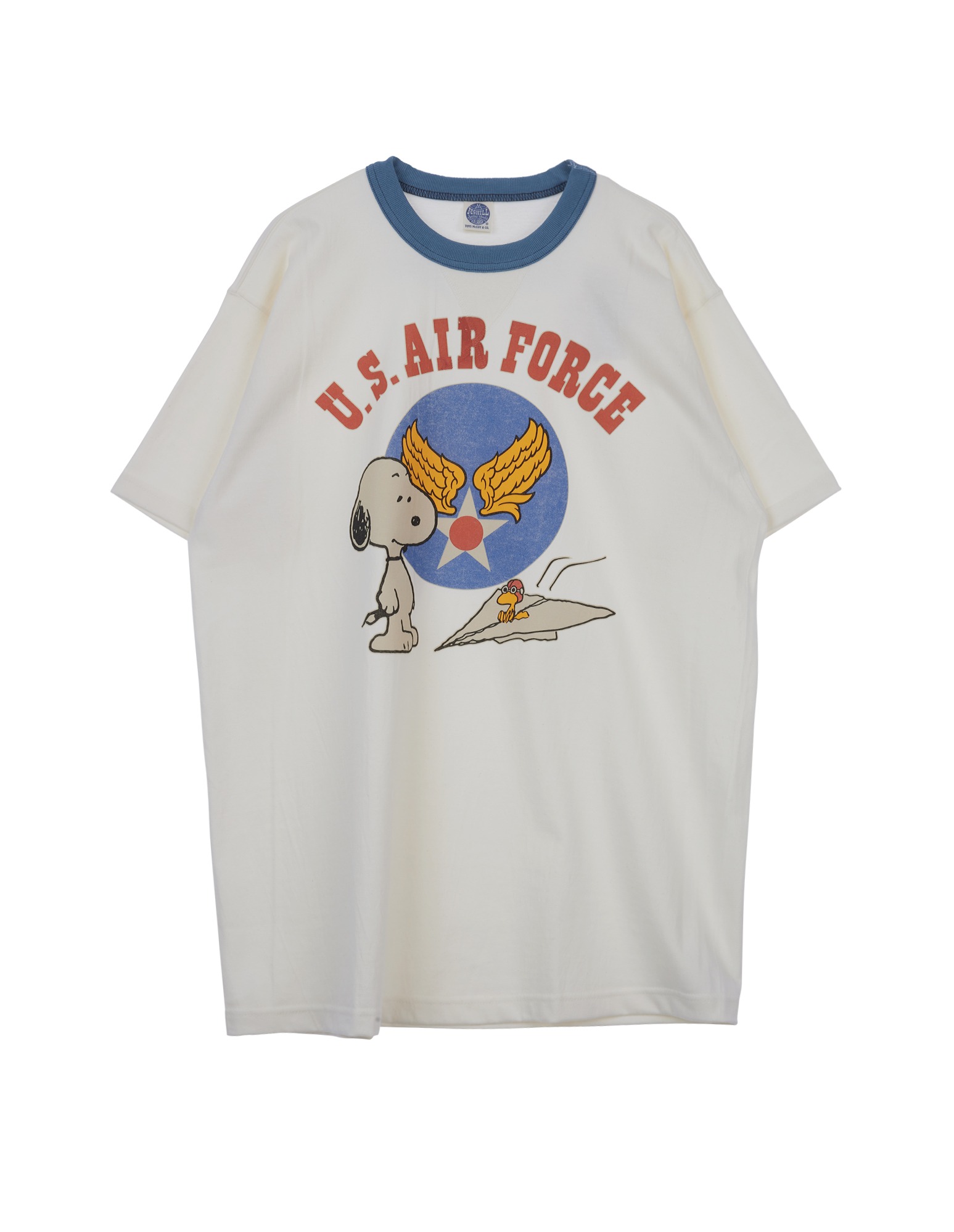 TMC2424 SNOOPY TEE U.S.AIR FORCE &quot;WING &amp; STAR&quot; (Off White)